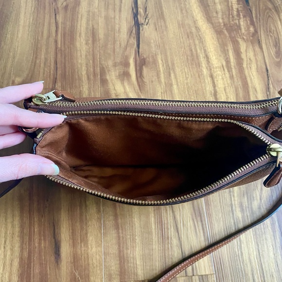 COACH Pebbled Leather Embossed Crossbody - Picture 9 of 14